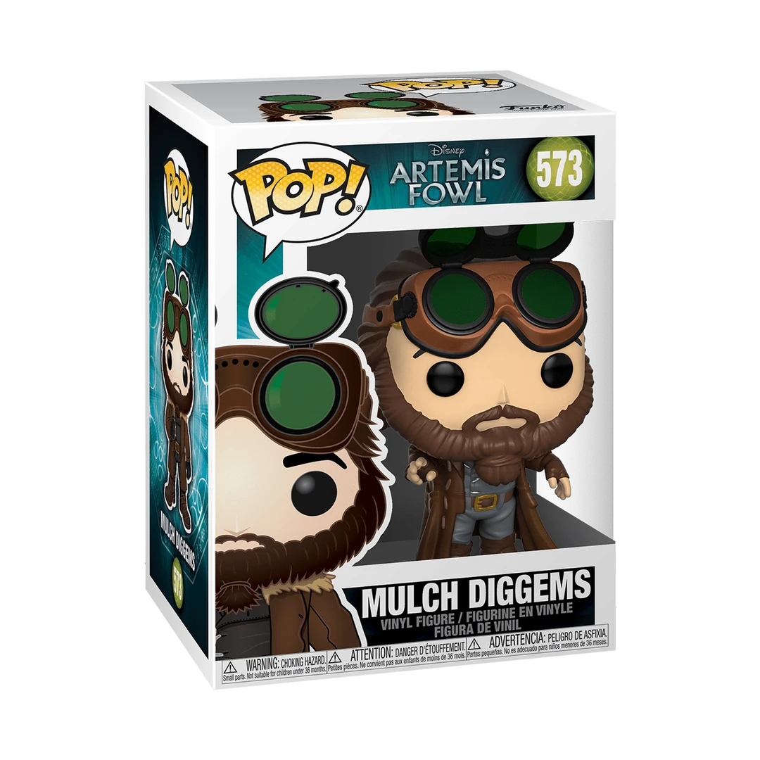 Funko Pop Artemis Fowl Mulch Diggems 3 Funko Pop Artemis Fowl Mulch Diggems