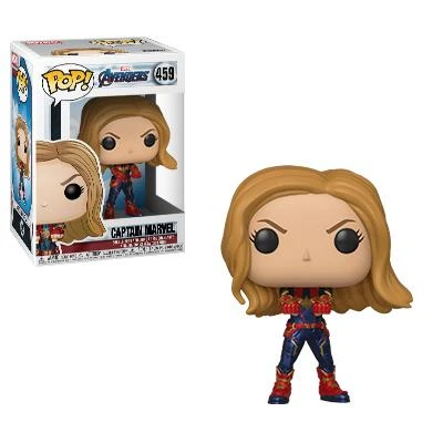 Funko Pop Bobble-Head Marvel Avengers (Captain Marvel) #459 3 Funko Pop Bobble-Head Marvel Avengers (Captain Marvel) #459