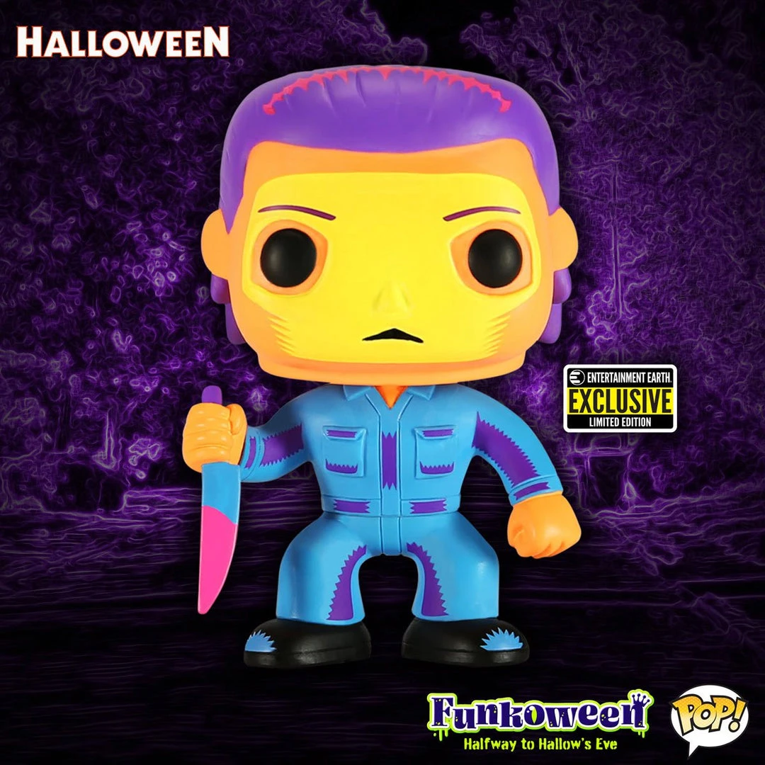 Funko Pop Blacklight Movies Halloween - Michael Myers (Entertainment Earth Exclusive) All Other Pop Movies 3 Funko Pop Blacklight Movies Halloween - Michael Myers (Entertainment Earth Exclusive) All Other Pop Movies