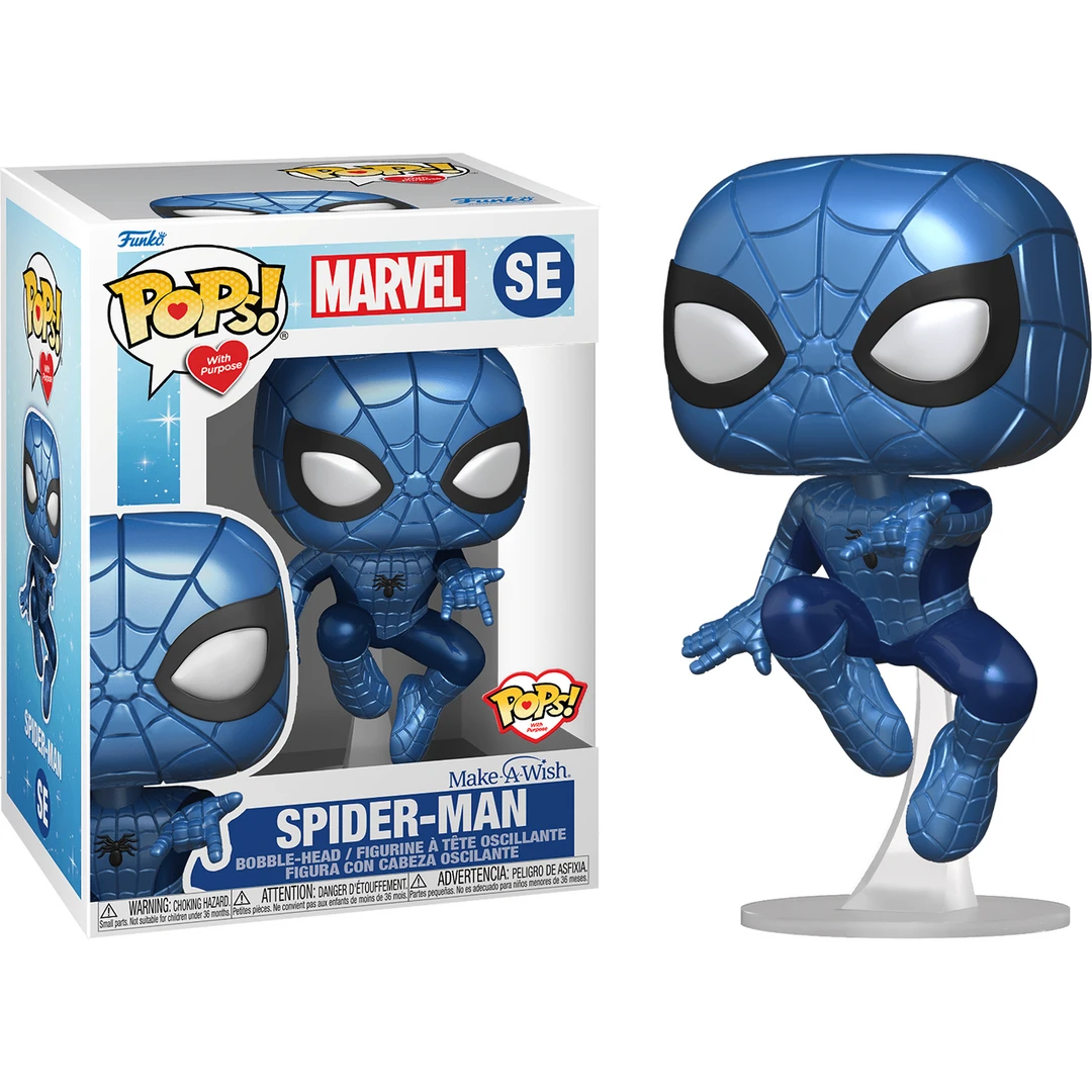 **Pre-Order** Funko Pop Make-A-Wish Marvel - Spider-man (Metallic) 3 **Pre-Order** Funko Pop Make-A-Wish Marvel - Spider-man (Metallic)
