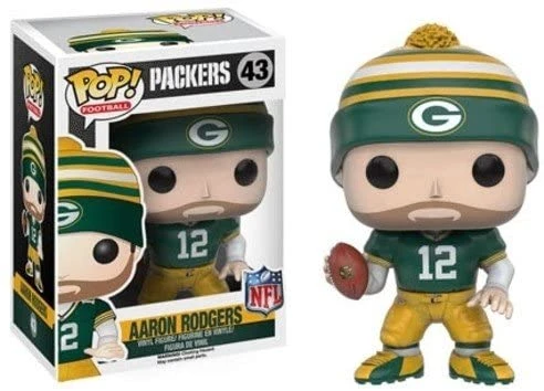 Funko Pop NFL Green Bay Packers Aaron Rodgers NFL Pops 3 Funko Pop NFL Green Bay Packers Aaron Rodgers NFL Pops