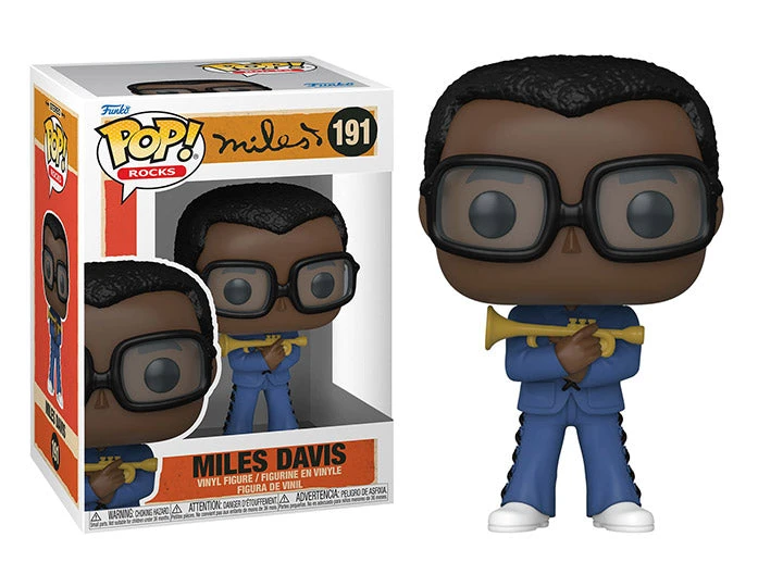 Other Rock Icons Funko Pop Rocks - Miles Davis #191 3 Other Rock Icons Funko Pop Rocks - Miles Davis #191