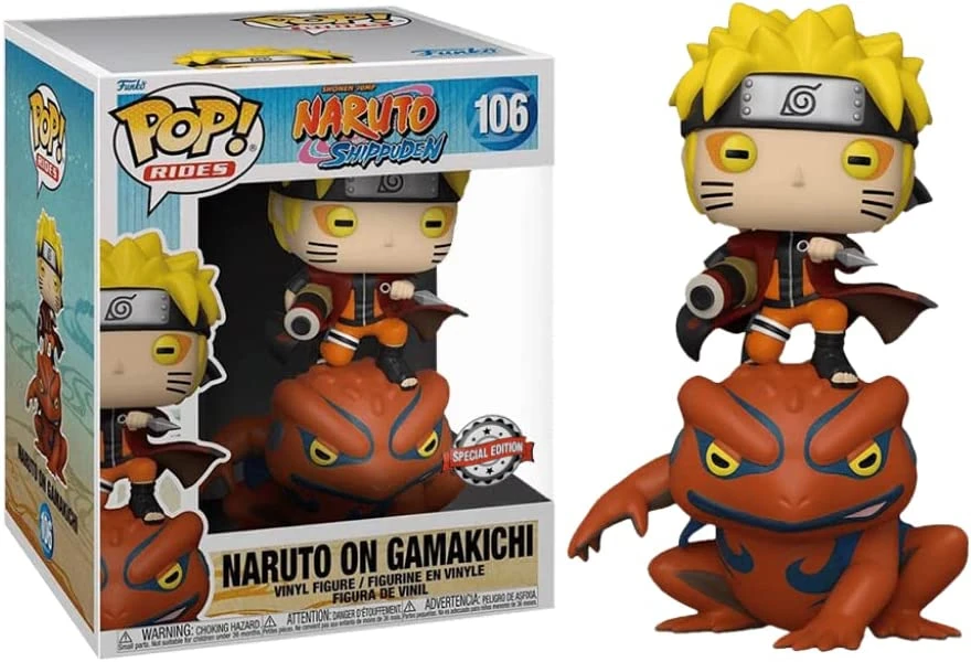 **Pre-order** Funko Pop Rides Naruto - Naruto Sage Mode On Gamakichi (Special Edition) 3 **Pre-order** Funko Pop Rides Naruto - Naruto Sage Mode On Gamakichi (Special Edition)