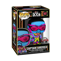 Funko Pop Marvel Winter Soldier - Captain America BlackLight ( Special Edition Sticker)