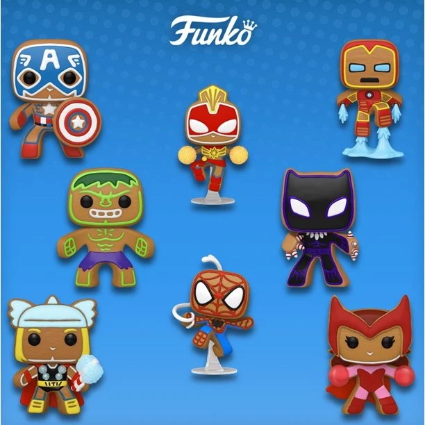 Funko Pop Marvel Holiday - Bundle Of 8 Other Marvel Pops 3 Funko Pop Marvel Holiday - Bundle Of 8 Other Marvel Pops