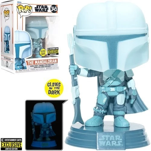 Star Wars: The Mandalorian Funko Pop Star Wars The Mandalorian - The Mandalorian Hologram GITD( Entertainment Earth Exclusive) 3 Star Wars: The Mandalorian Funko Pop Star Wars The Mandalorian - The Mandalorian Hologram GITD( Entertainment Earth Exclusive)