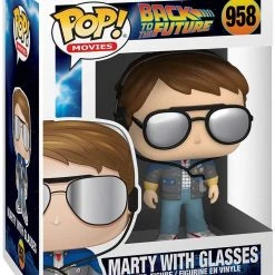 Funko Pop Movies Back To The Future Marty With Glasses