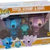 Funko Pop Disney's Lilo & Stitch Scrump,Angel And Stitch (Hot Topic Exclusive) Not Valid For Free Shipping