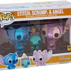 Funko Pop Disney's Lilo & Stitch Scrump,Angel And Stitch (Hot Topic Exclusive) Not Valid For Free Shipping