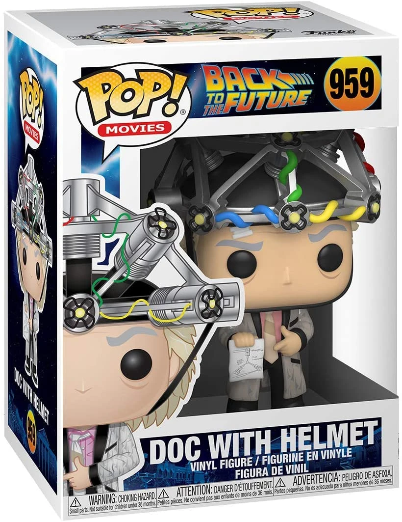 Funko Pop Movies Back To The Future - Doc With Helmet 3 Funko Pop Movies Back To The Future - Doc With Helmet