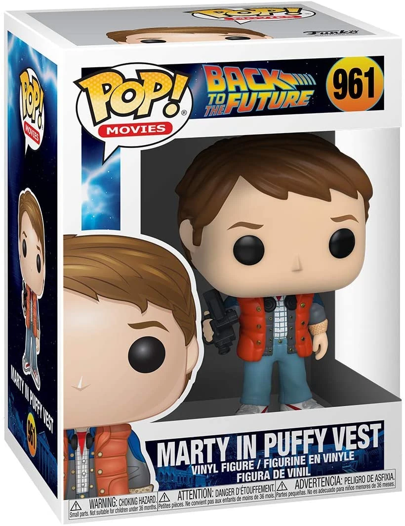 Funko Pop Movies Back To The Future Marty In Puffy Vest 3 Funko Pop Movies Back To The Future Marty In Puffy Vest