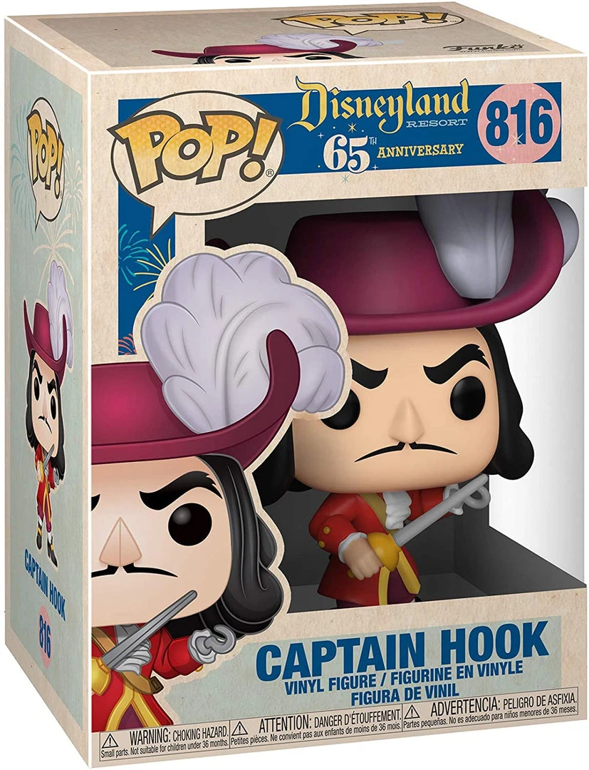 Funko Pop Disney 65th Anniversary Captain Hook 3 Funko Pop Disney 65th Anniversary Captain Hook
