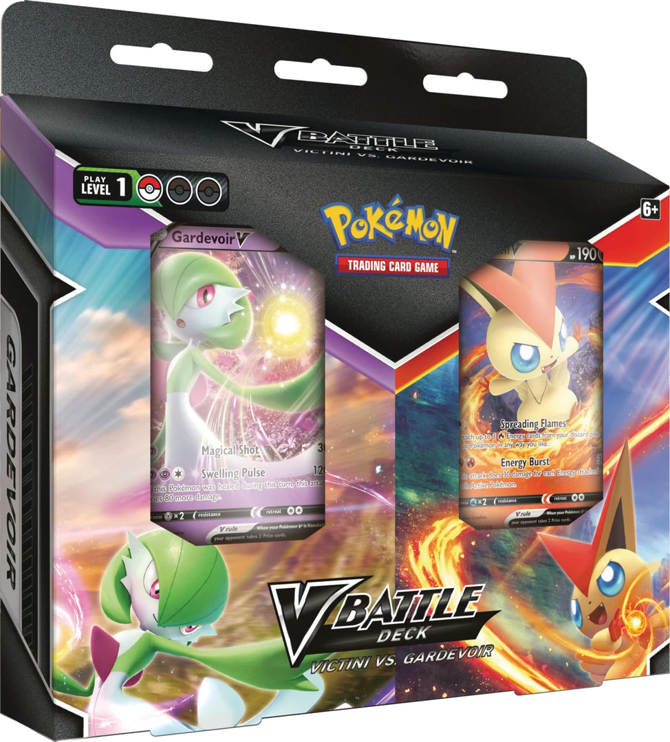 POKEMON COMPANY INTERNATIONAL Pokemon TCG: V Battle Decks (Victini V And Gardevoir V) Display (8) (ETA May) Not Valid For Free Shipping 3 POKEMON COMPANY INTERNATIONAL Pokemon TCG: V Battle Decks (Victini V And Gardevoir V) Display (8) (ETA May) Not Valid For Free Shipping