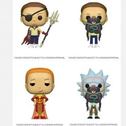 Bundles Funko Pop Animation Rick & Morty Bundle Of 4