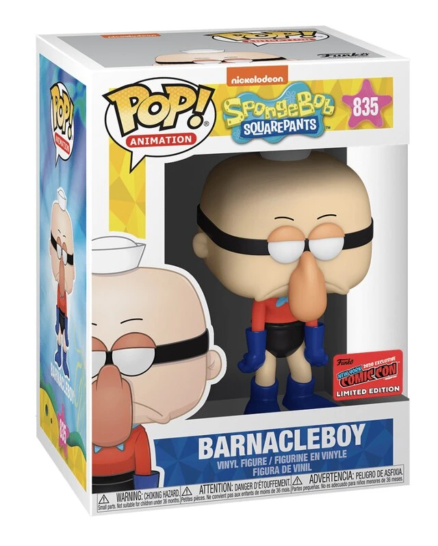 NYCC 2020 (Shared Exclusives) **Pre-Order** Funko Pop Animation SpongeBob SquarePants Barnacleboy (NYCC 2020 Shared Exclusive) 3 NYCC 2020 (Shared Exclusives) **Pre-Order** Funko Pop Animation SpongeBob SquarePants Barnacleboy (NYCC 2020 Shared Exclusive)