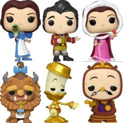 Funko Pop Disney Beauty And The Beast - Bundle Of 6