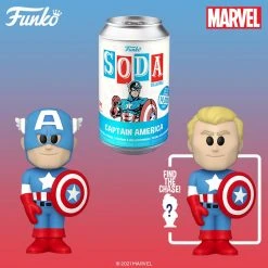 Other Marvel Pops **Pre-Order** Funko Pop Vinyl Soda Marvel - Captain America ( Chance At The Chase)