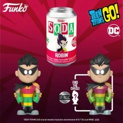 Pop! & Tee **Pre-Order** Funko Vinyl Soda DC Teen Titans Go - Robin With Chance At The Chase