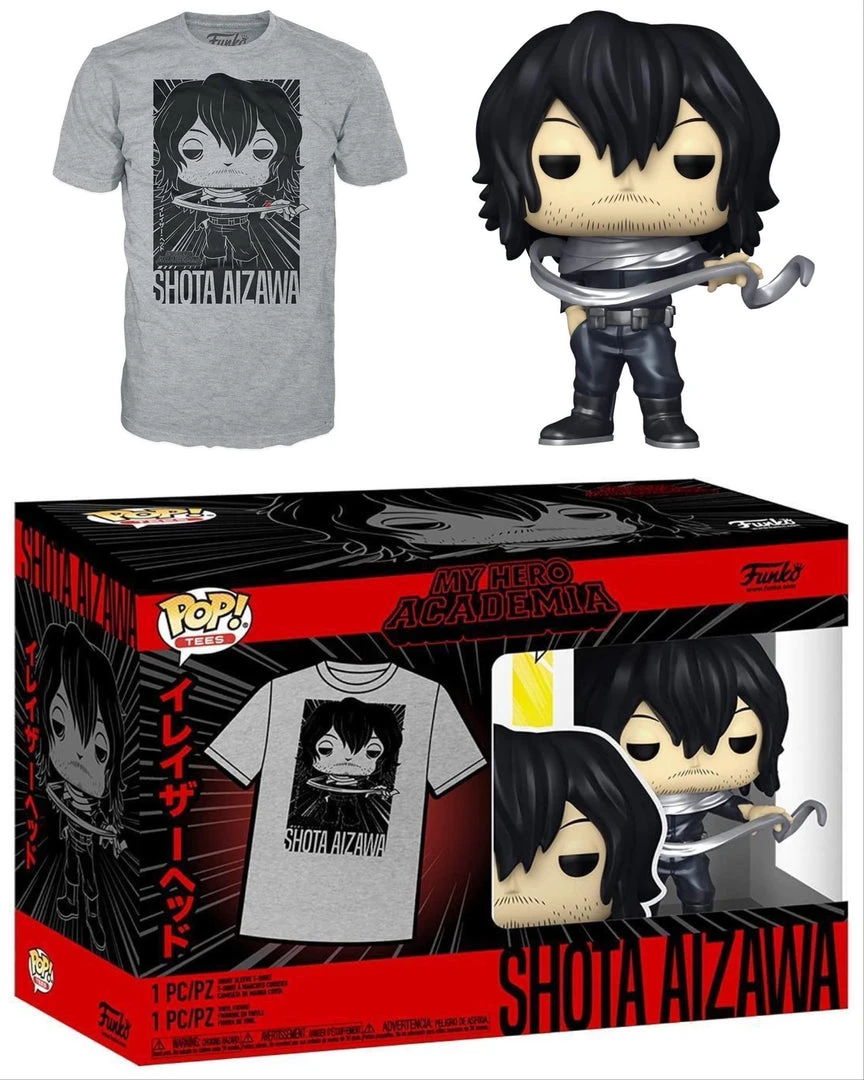 **Pre-Order** Funko Pop & Tee Animation My Hero Academia - Shota Aizawa 3 **Pre-Order** Funko Pop & Tee Animation My Hero Academia - Shota Aizawa