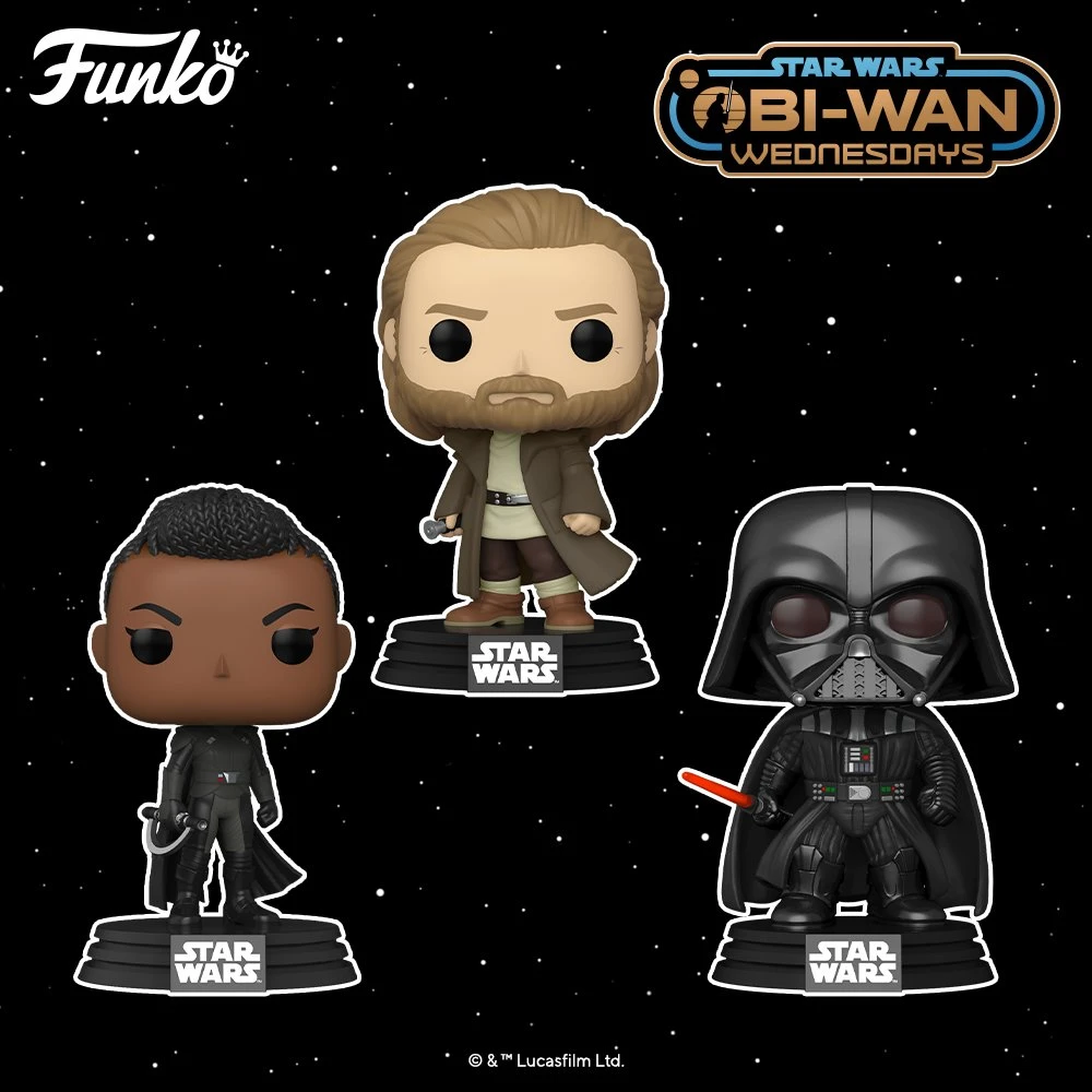 **Pre-Order** Funko Pop Star Wars Obi Wan Kenobi - Bundle Of 3 3 **Pre-Order** Funko Pop Star Wars Obi Wan Kenobi - Bundle Of 3