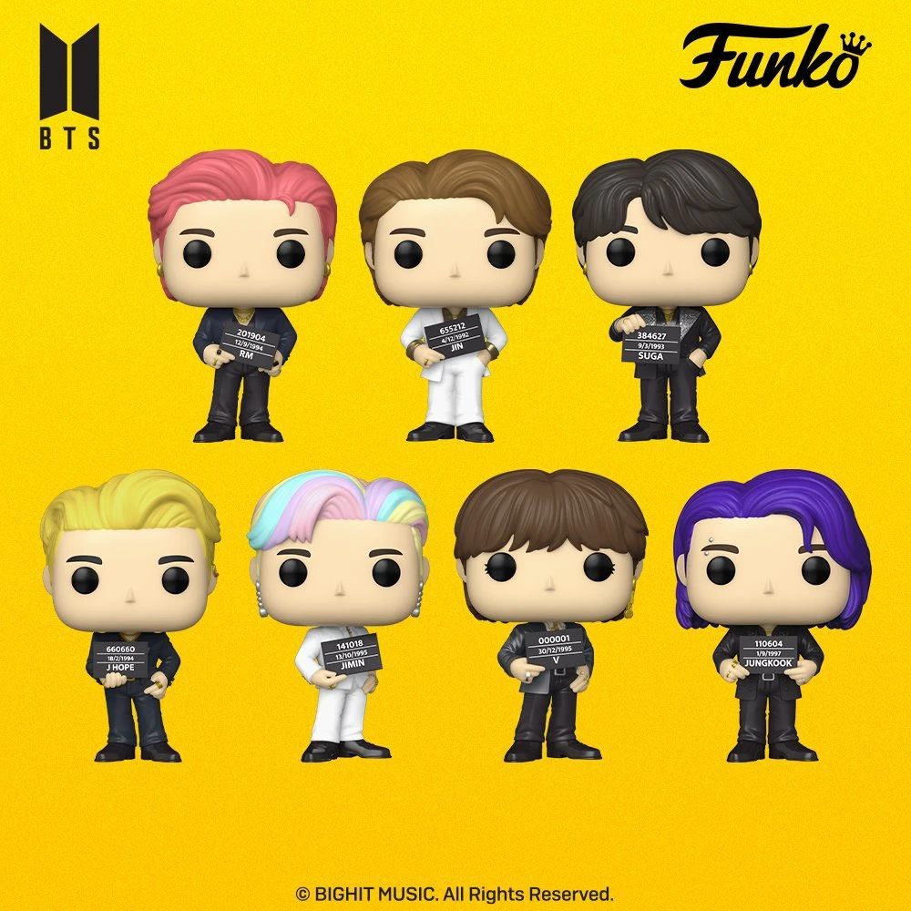 **Pre-Order** Funko Pop Rocks BTS - Bundle Of 7 3 **Pre-Order** Funko Pop Rocks BTS - Bundle Of 7