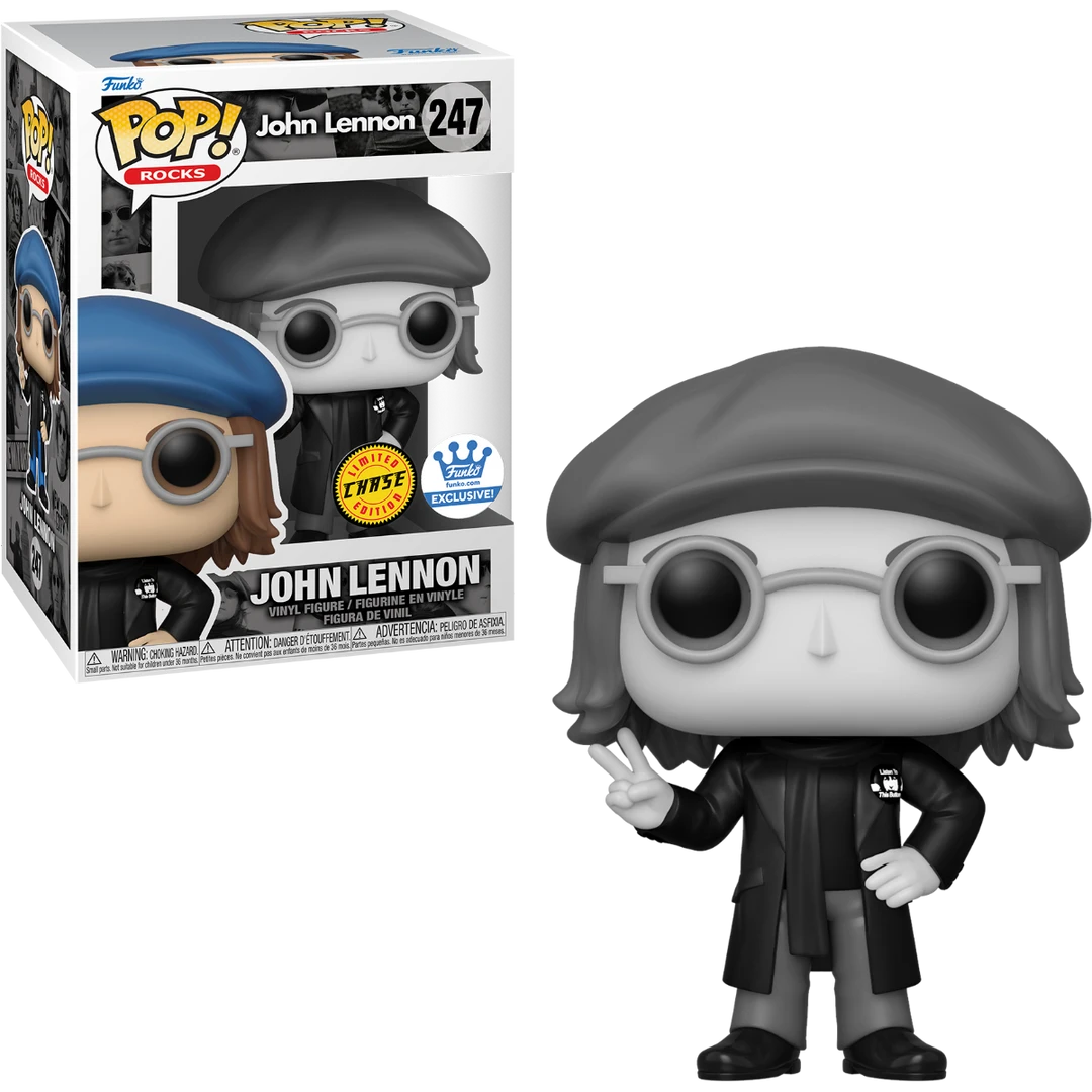 Funko Pop Rocks - John Lennon #247 Chase (Funko Shop Exclusive) Funko Shop Exclusives