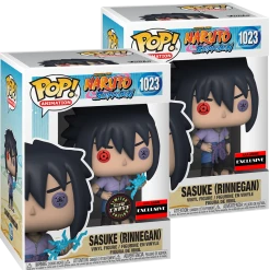 Funko Pop Animation Naruto Sasuke Rineggan (Chase + Common AAA Exclusive) Not Valid For Free Shipping The Badgers Den