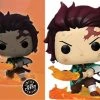 **Pre-Order** Funko Pop Animation Demon Slayer - Tanjiro Chase + Common Bundle (Special Edition Sticker) Not Valid For Free Shipping