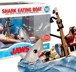 The Badgers Den Funko Pop Movie Moment Jaws - Shark Eating Boat (Gamestop Exclusive) #1145