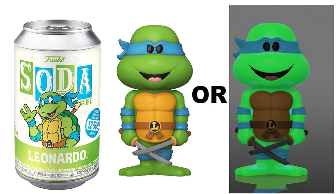 Funko Soda TMNT Leonardo With Chance At Chase. 3 Funko Soda TMNT Leonardo With Chance At Chase.