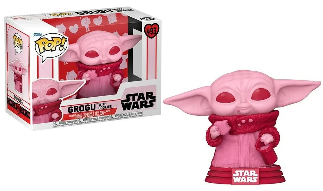 Funko Pop Star Wars Valentine - Grogu 3 Funko Pop Star Wars Valentine - Grogu
