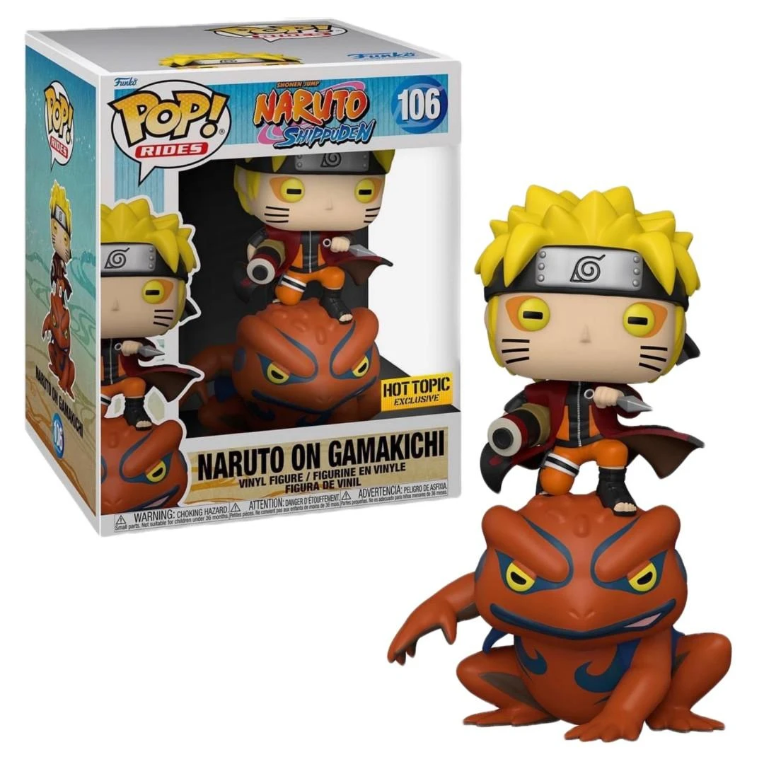 Funko Pop Animation - Naruto On Gamakichi (Hot Topic Exclusive) Not Valid For Free Shipping 3 Funko Pop Animation - Naruto On Gamakichi (Hot Topic Exclusive) Not Valid For Free Shipping