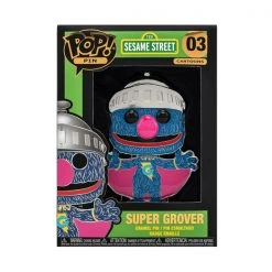 Funko Pop Pin Sesame Street - Super Grover Badger Bargains