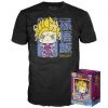 Funko POP! And Tee: Dragon Ball Z Super Saiyan 2 Gohan T-Shirt (GameStop Exclusive) Gamestop Exclusives