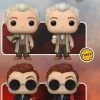 **Pre-order** Funko Pop Tv Good Omens Bundle Of 4 ( 2 Commons + 2 Chases)