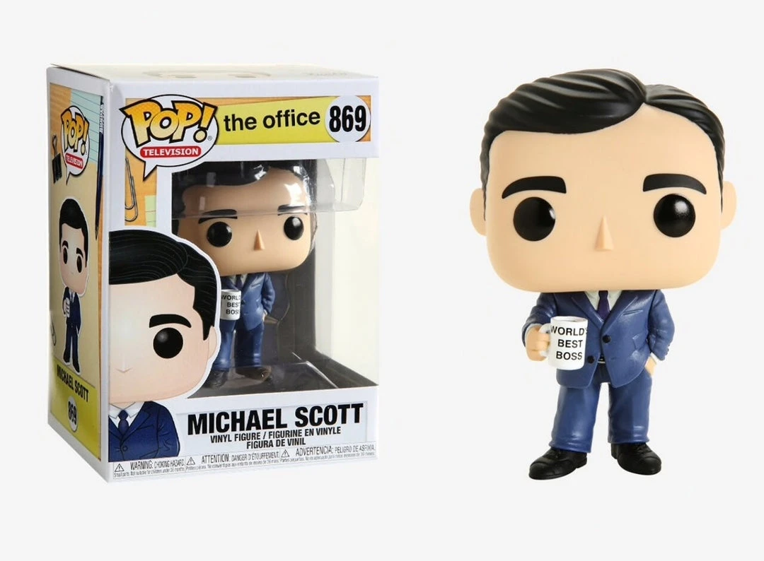Funko Pop TV! The Office Micheal Scott Worlds Best Boss 3 Funko Pop TV! The Office Micheal Scott Worlds Best Boss