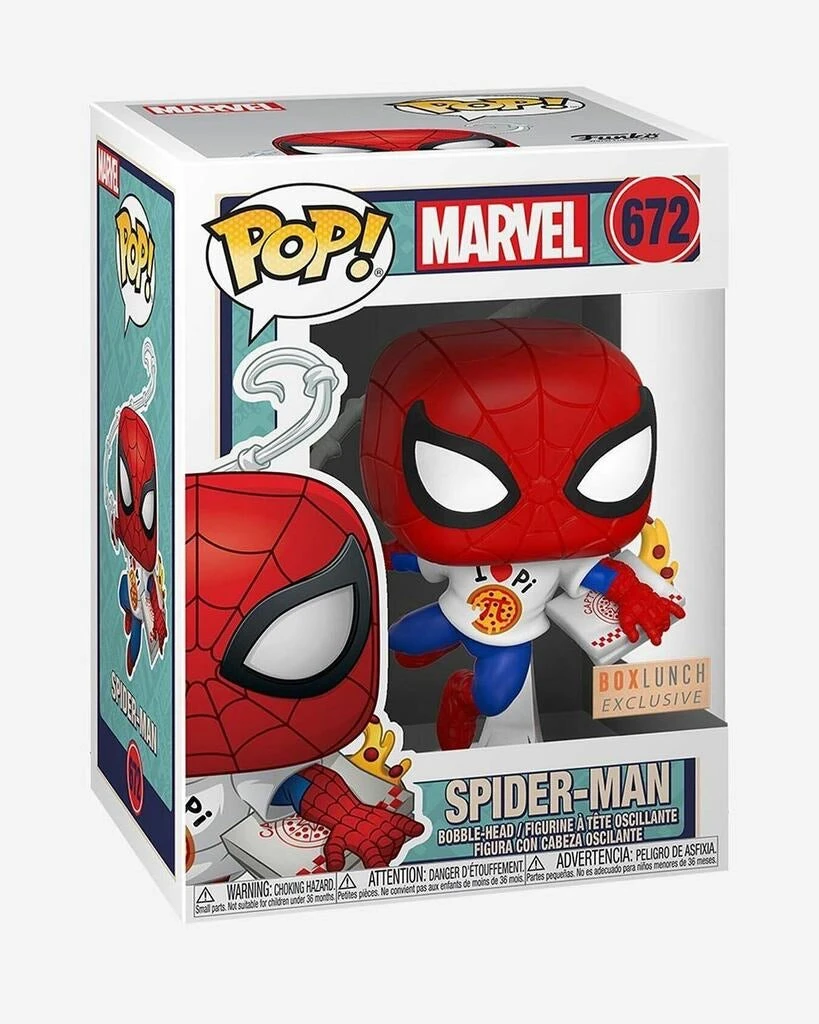 Funko Pop Marvel Spider-Man With Pizza (Box Lunch Exclusive) Not Valid For Free Shipping 3 Funko Pop Marvel Spider-Man With Pizza (Box Lunch Exclusive) Not Valid For Free Shipping