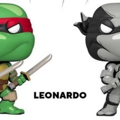 Pop! & Tee **Pre-Order** Funko Pop Comics Teenage Mutant Ninja Turtles Leonardo Chase + Common Bundle (PX Exclusive) Not Valid For Free Shipping