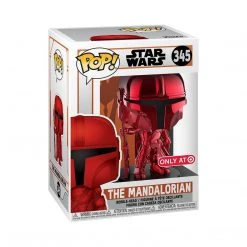 Funko Pop Star Wars The Mandalorian Red Chrome (Target Exclusive) Target Exclusives