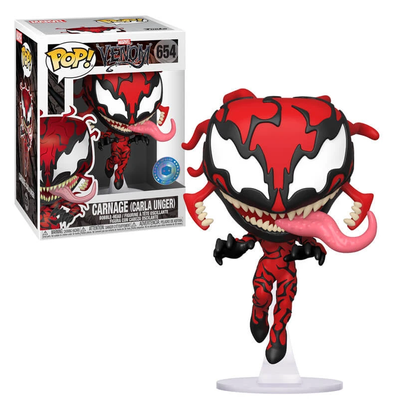 Funko Pop Marvel Carnage Carla Unger (PIAB Exclusive) 3 Funko Pop Marvel Carnage Carla Unger (PIAB Exclusive)