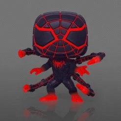 Funko Pop Games Marvel Miles Morales P.M. Exclusive (Gamestop Exclusive) Not Valid For Free Shipping