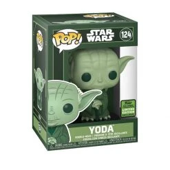 Funko Pop Star Wars Yoda Artist Series (2021 ECCC Shared Sticker)