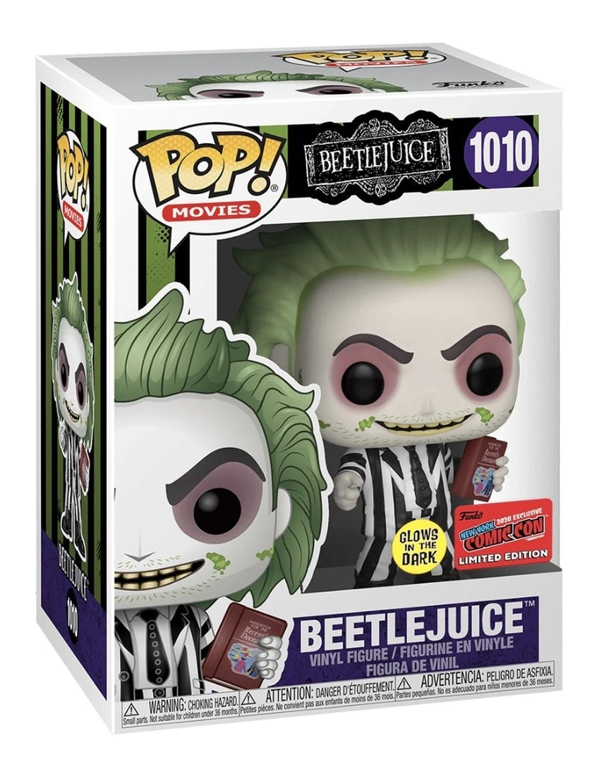 NYCC 2020 (Shared Exclusives) Funko Pop Movies BeetleJuice (NYCC 2020 Shared Exclusive) 3 NYCC 2020 (Shared Exclusives) Funko Pop Movies BeetleJuice (NYCC 2020 Shared Exclusive)
