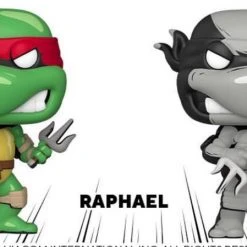 Funko Pop Comics Teenage Mutant Ninja Turtles Raphael Chase + Common Bundle (PX Exclusive) Not Valid For Free Shipping Pop! & Tee