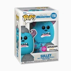 Funko Pop Monsters Inc - Sulley With Lid Flocked (Amazon Exclusive)