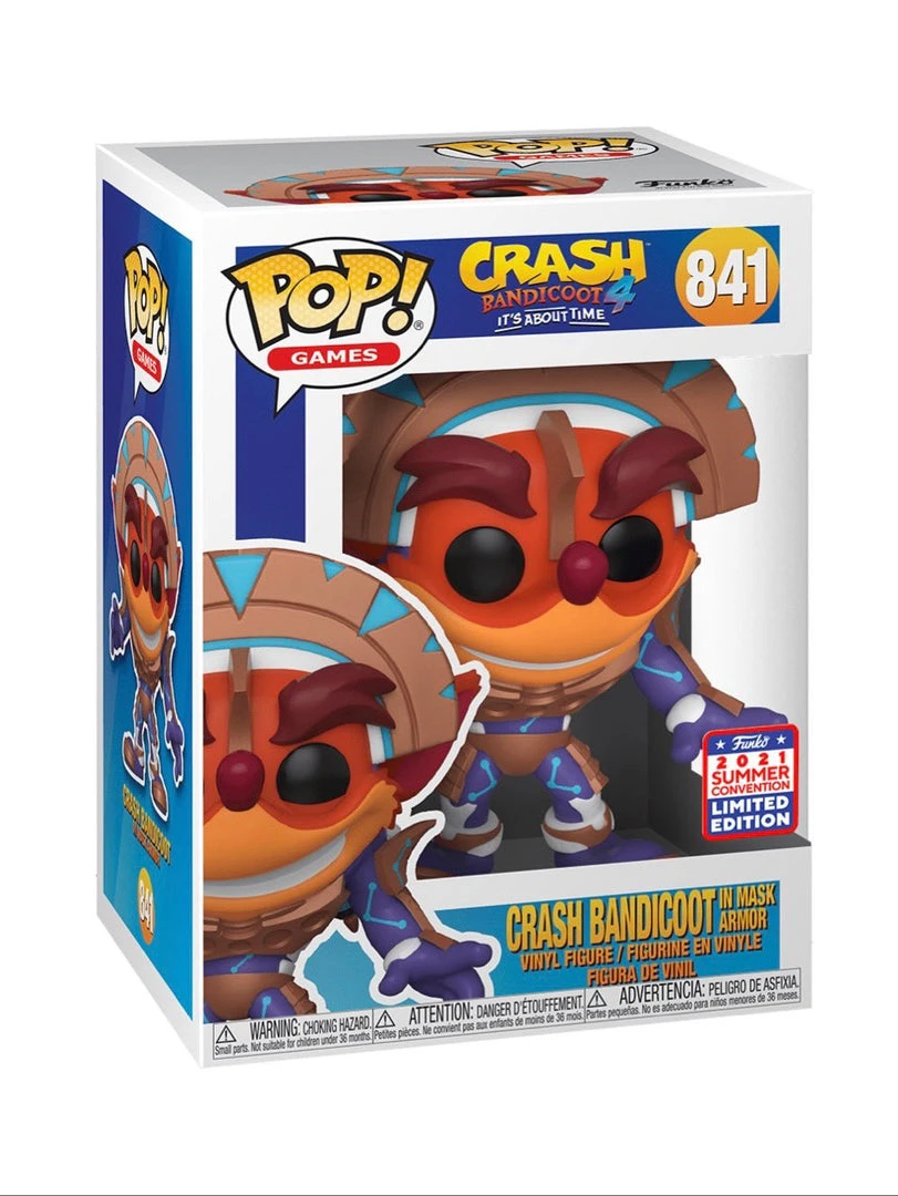 Funko Pop Games Crash Bandicoot In Mask Armor (Shared Sticker) Not Valid For Free Shipping Other Pop Games 3 Funko Pop Games Crash Bandicoot In Mask Armor (Shared Sticker) Not Valid For Free Shipping Other Pop Games