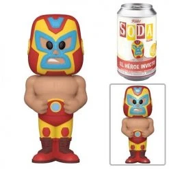 Funko Vinyl Soda Marvel Luchadores Iron Man Chance At The Metallic Chase