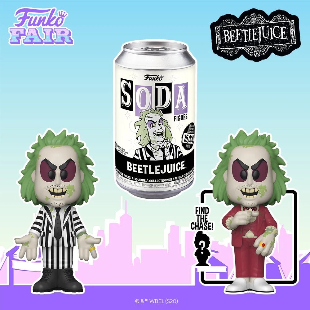 Funko Soda BeetleJuice Chance At The Metallic Chase 3 Funko Soda BeetleJuice Chance At The Metallic Chase