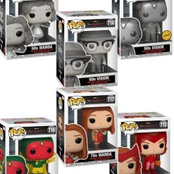 ** Pre-Order** Funko Pop TV! WandaVision Bundle Of 6 (Enter Free Shipping In The Promo Box At Checkout Valid In The USA Only) Wanda Vision