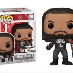 Funko Pop Sports WWE Roman Reigns Wreck Metallic (Amazon Exclusive) Not Valid For Free Shipping